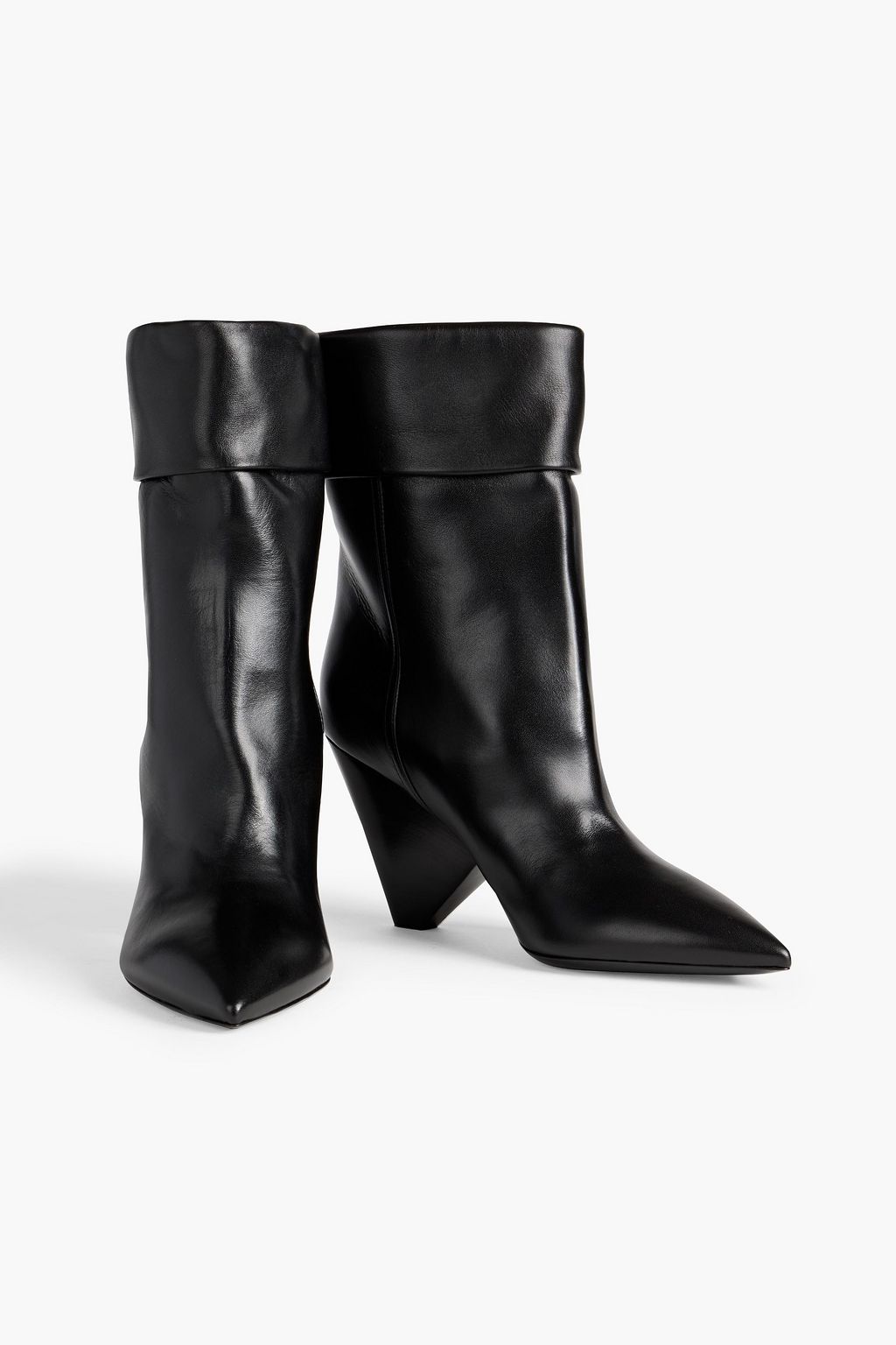SAINT LAURENT Liz 85 leather ankle boots