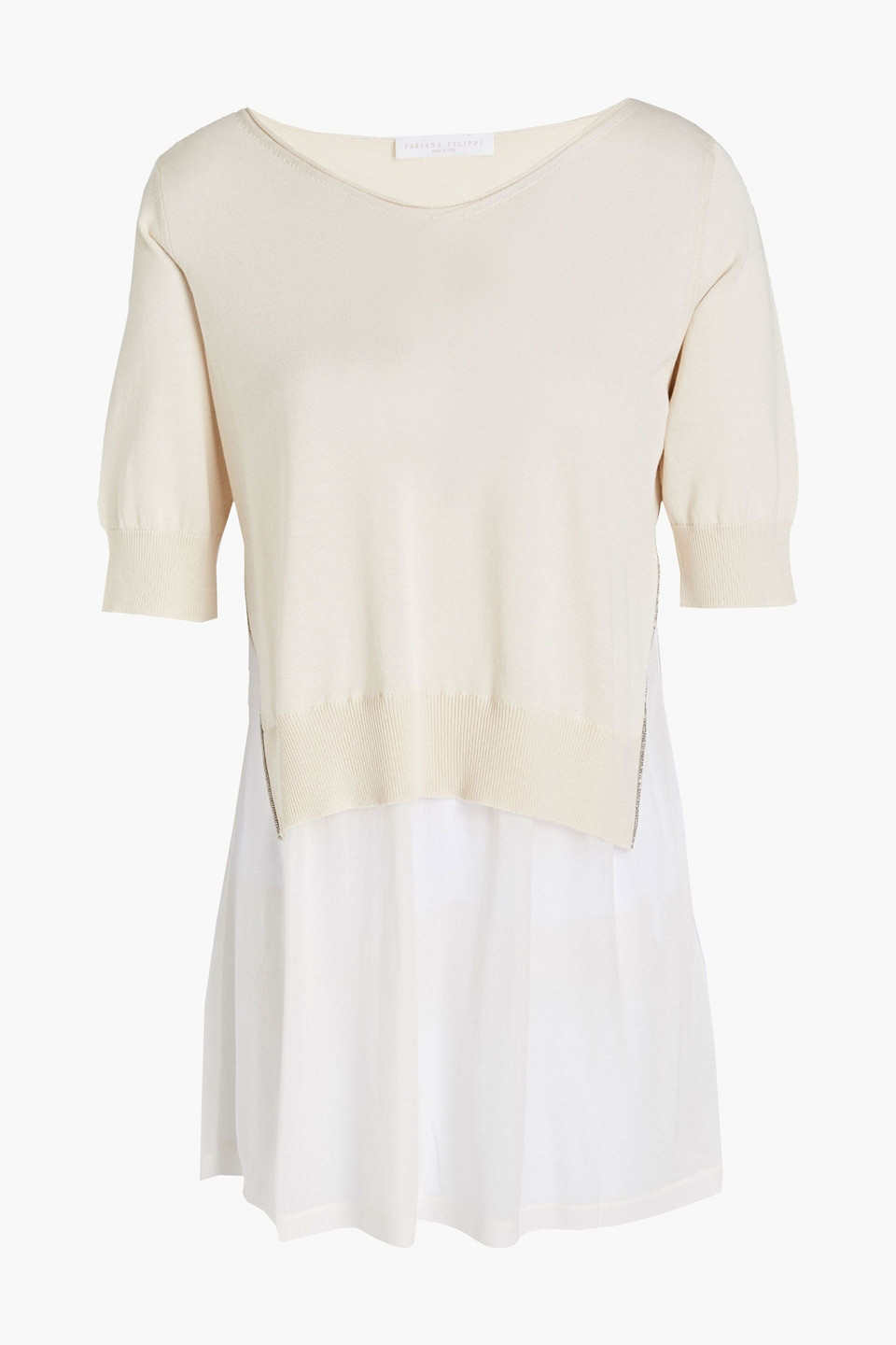 Fabiana Filippi Woman Fine Knit Ecru Size 44