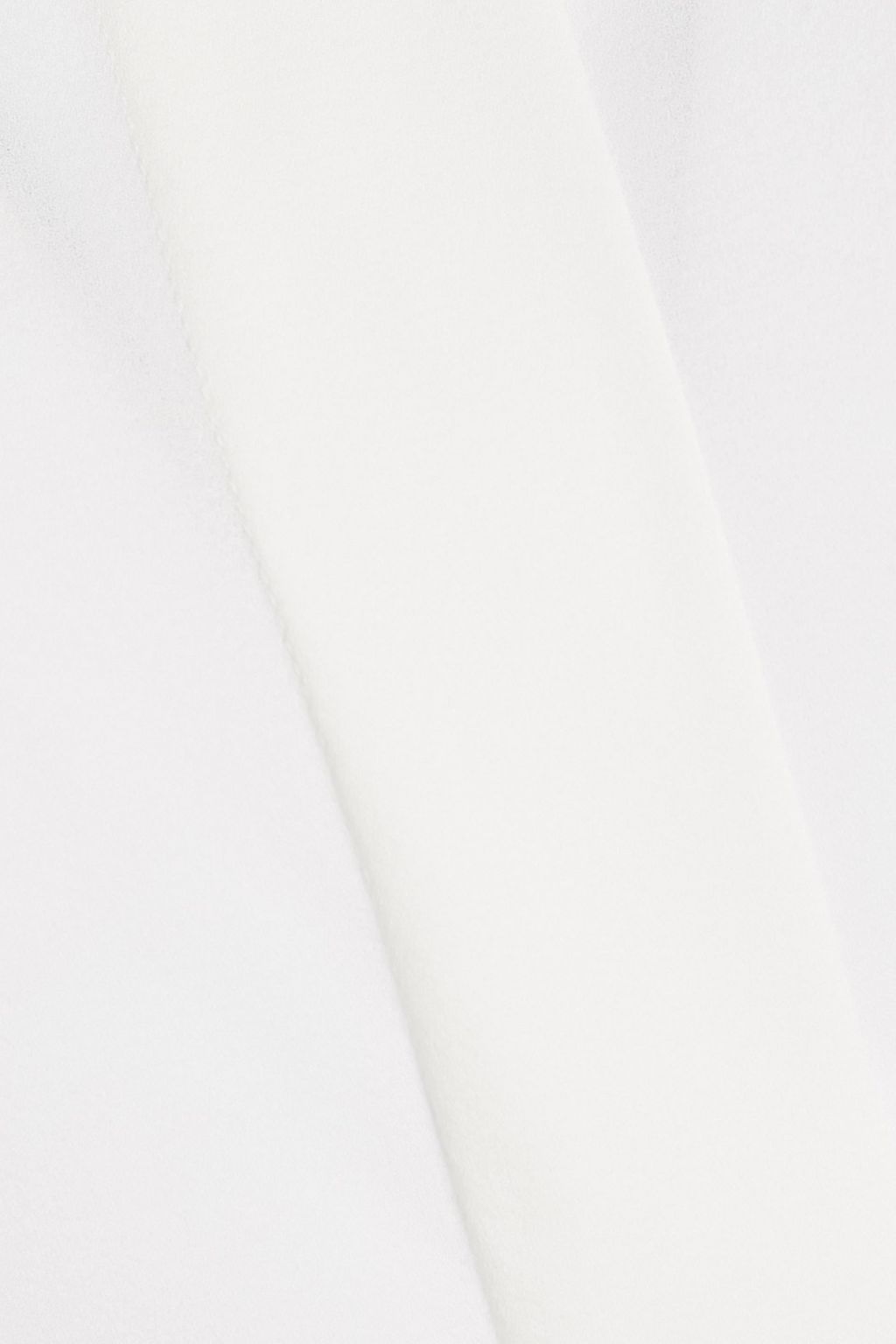 FABIANA FILIPPI Jersey-paneled silk-blend georgette top