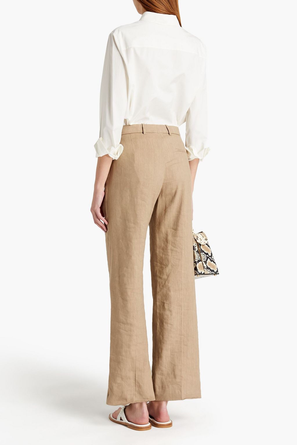 LORO PIANA Adrienne cotton and silk-blend shirt