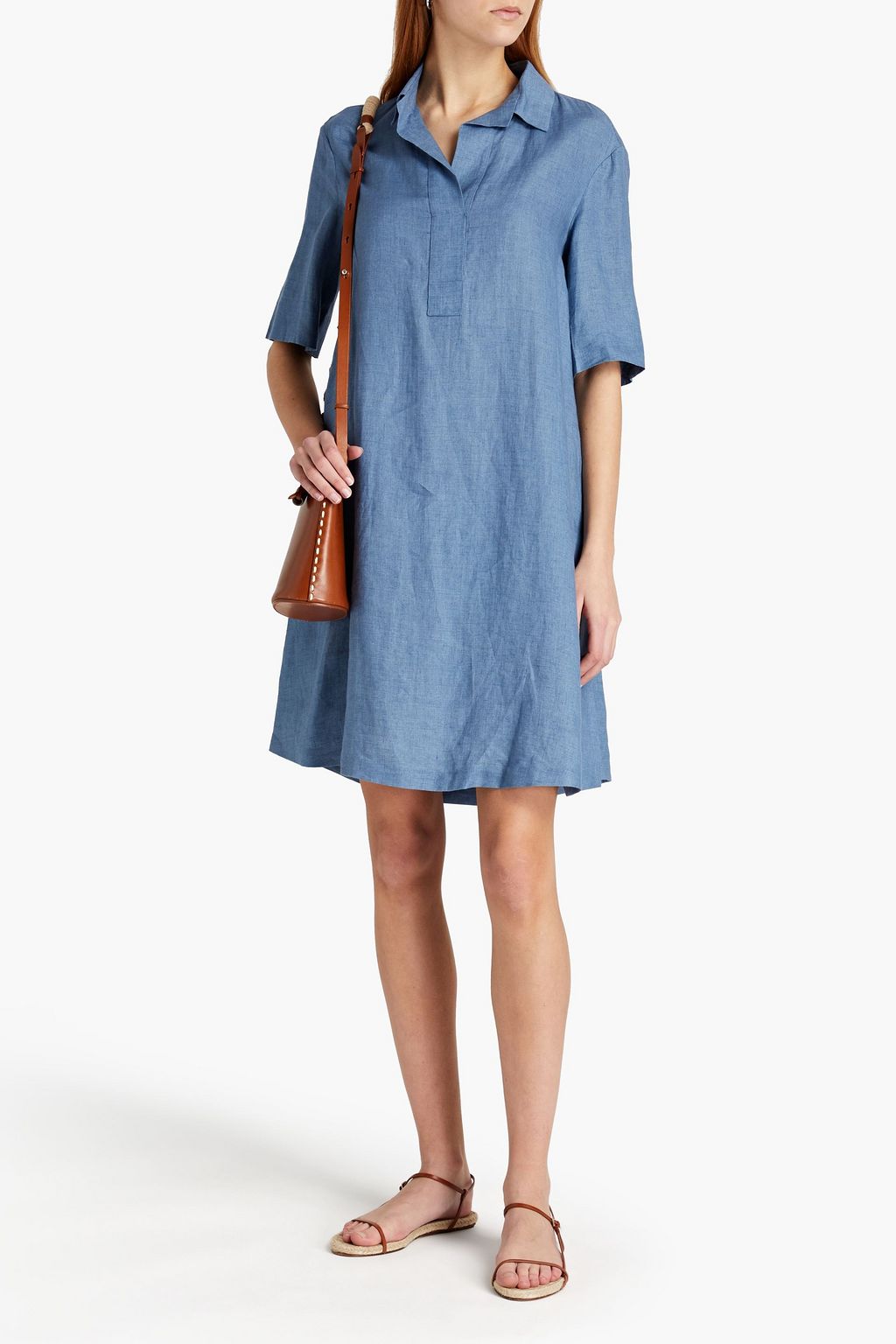 LORO PIANA Lucy 18 linen shirt dress