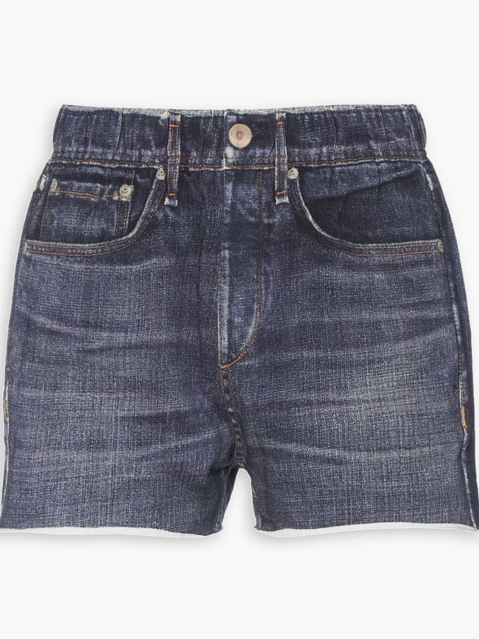 miramar printed french cotton-terry shorts