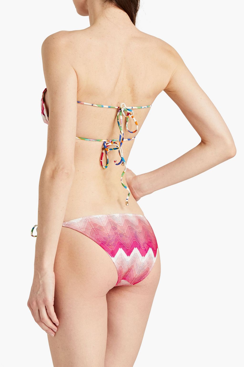 MISSONI MARE Crochet-knit bandeau bikini