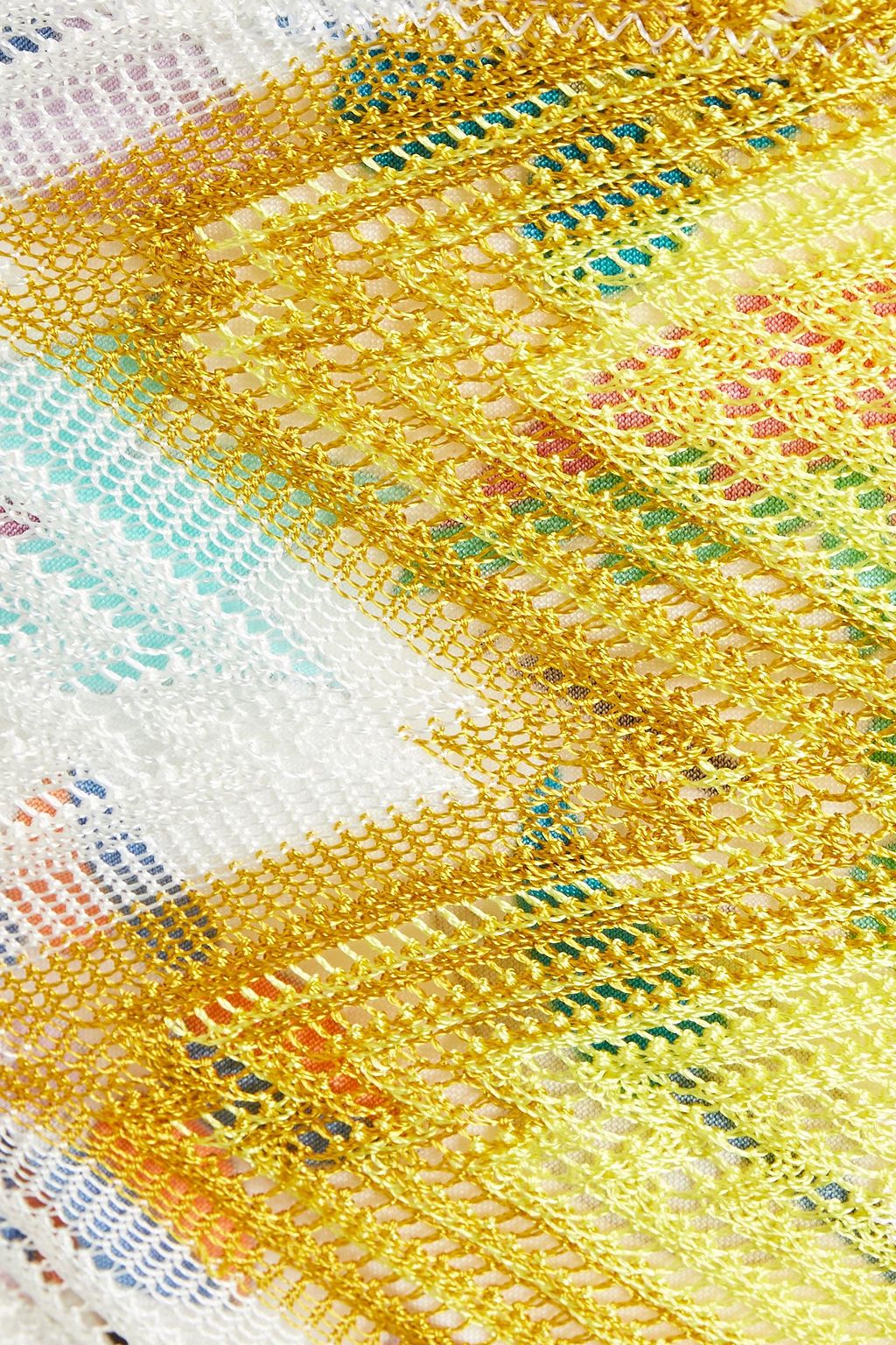 MISSONI MARE Crochet-knit triangle bikini