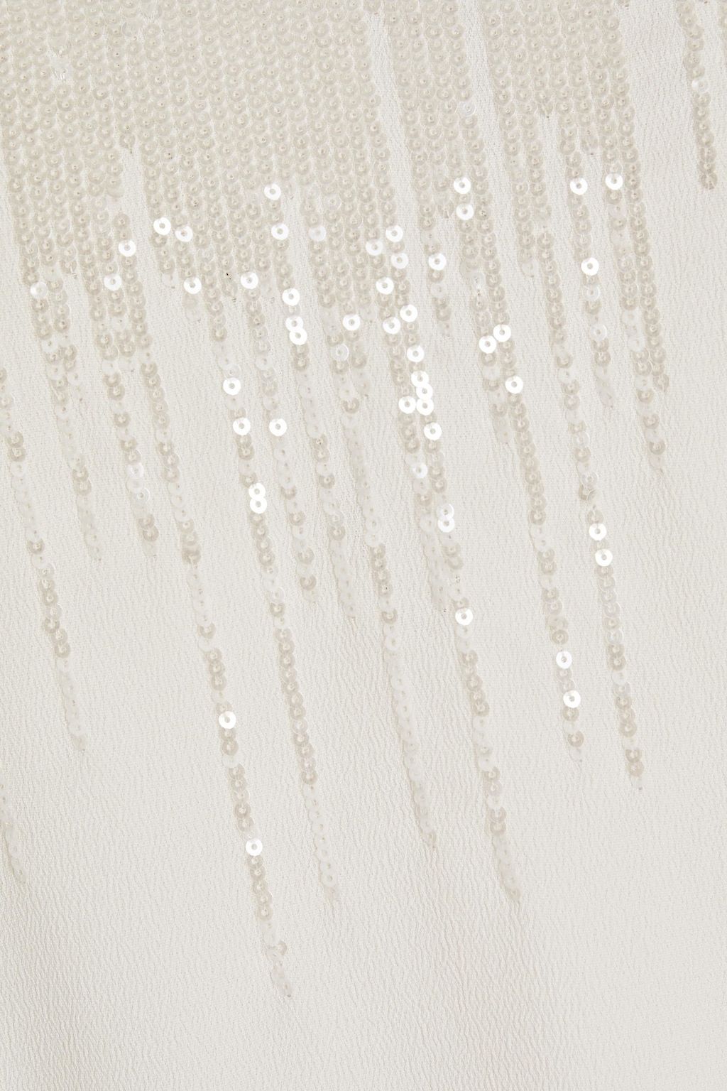 FABIANA FILIPPI Sequin-embellished crepe de chine camisole