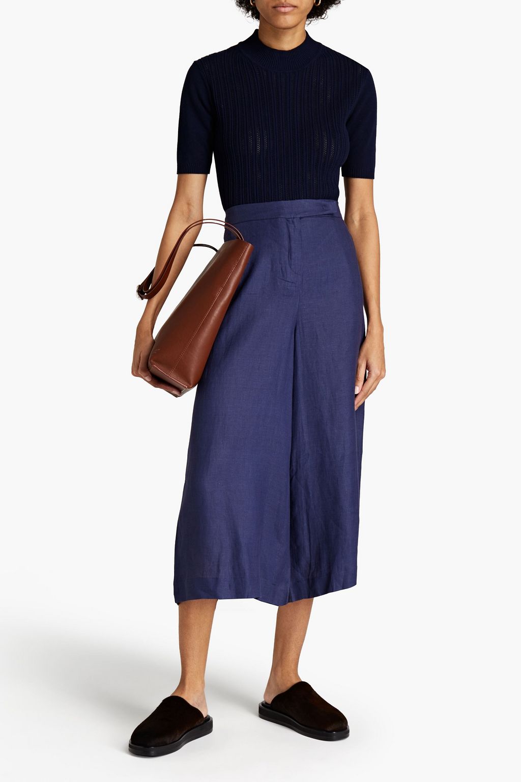 LORO PIANA Linen culottes