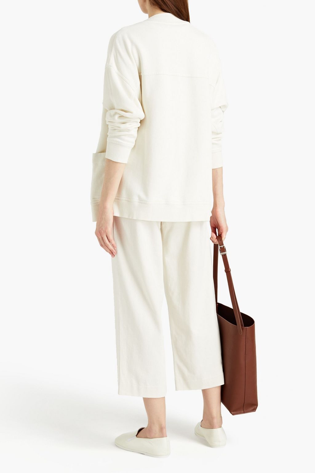 VINCE. French cotton-terry sweatshirt