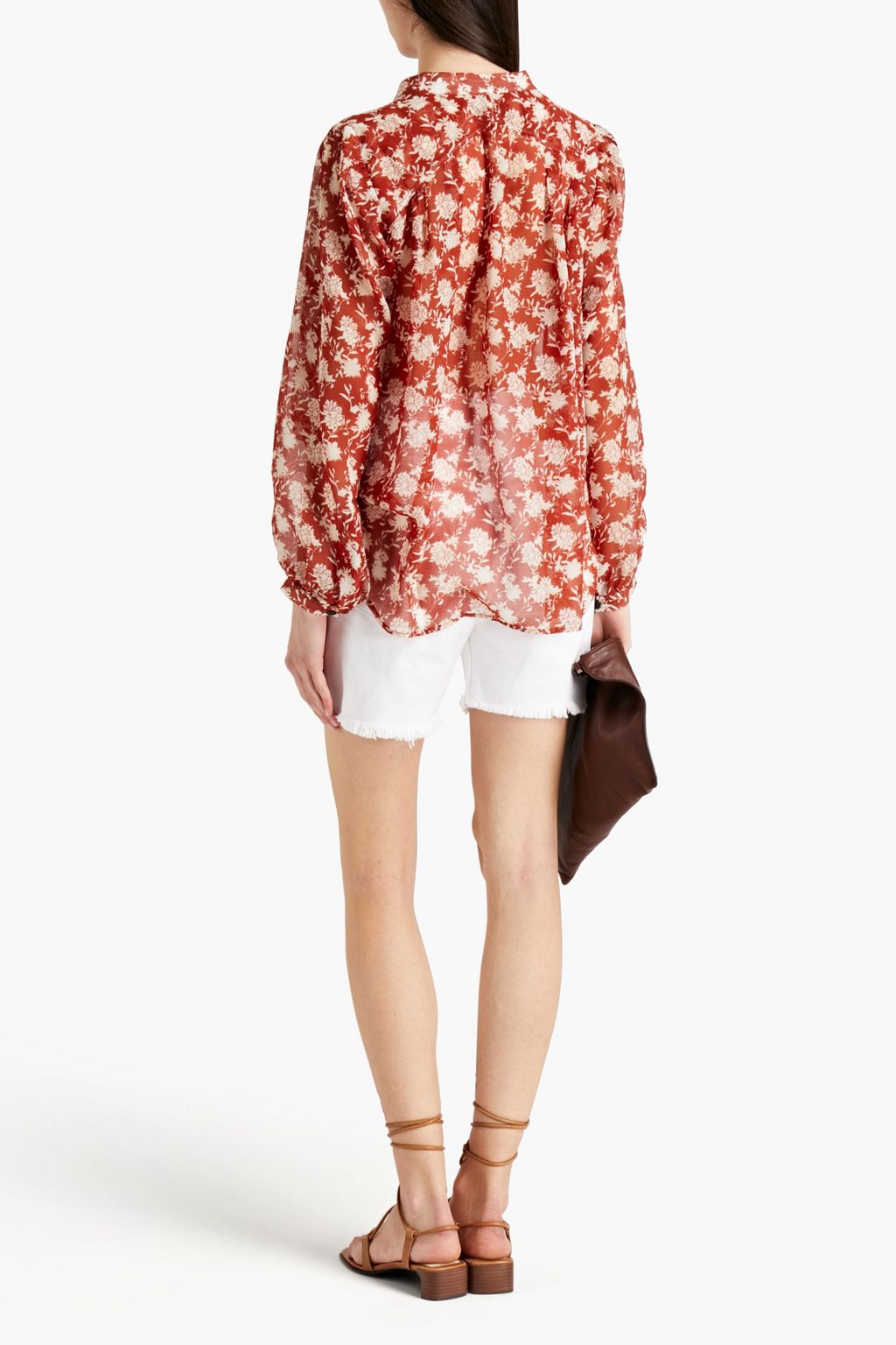 RAG & BONE Carly printed chiffon blouse