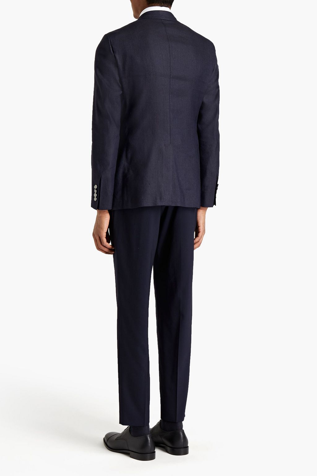 DOLCE & GABBANA Slim-fit linen and silk-blend blazer