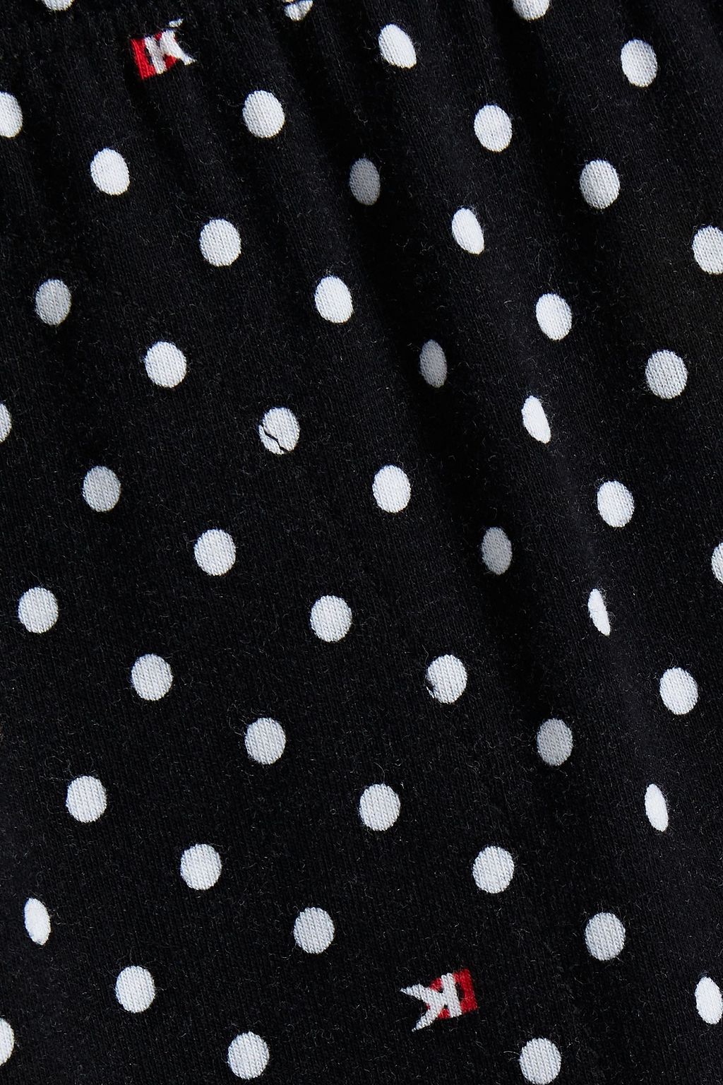 DKNY Polka-dot cotton-blend jersey pajama set