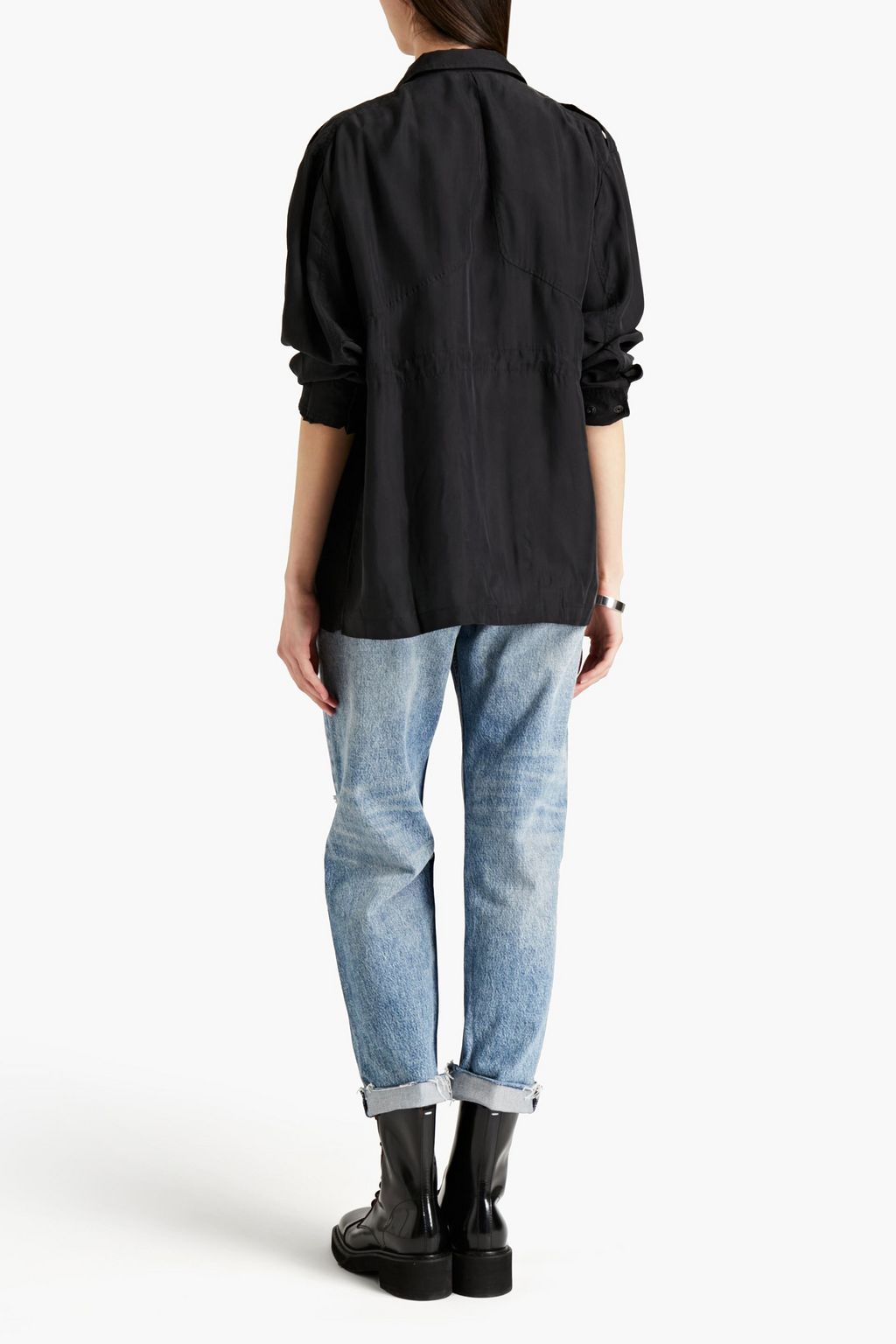 RAG & BONE جاكيت ’روث’ من نسيج هابوتاي الحريري