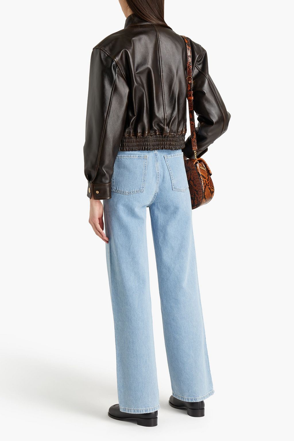 SANDRO Selam leather jacket