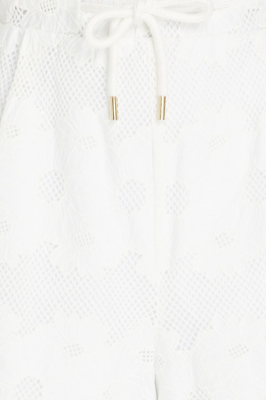 SANDRO شورت من الدانتيل المحبوك بنمط المكرمية