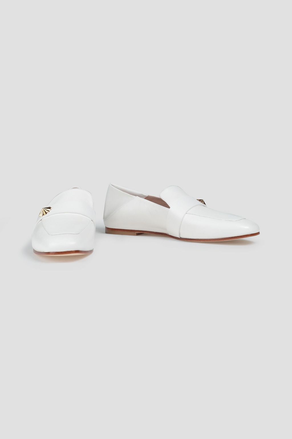 stuart weitzman manila loafer white