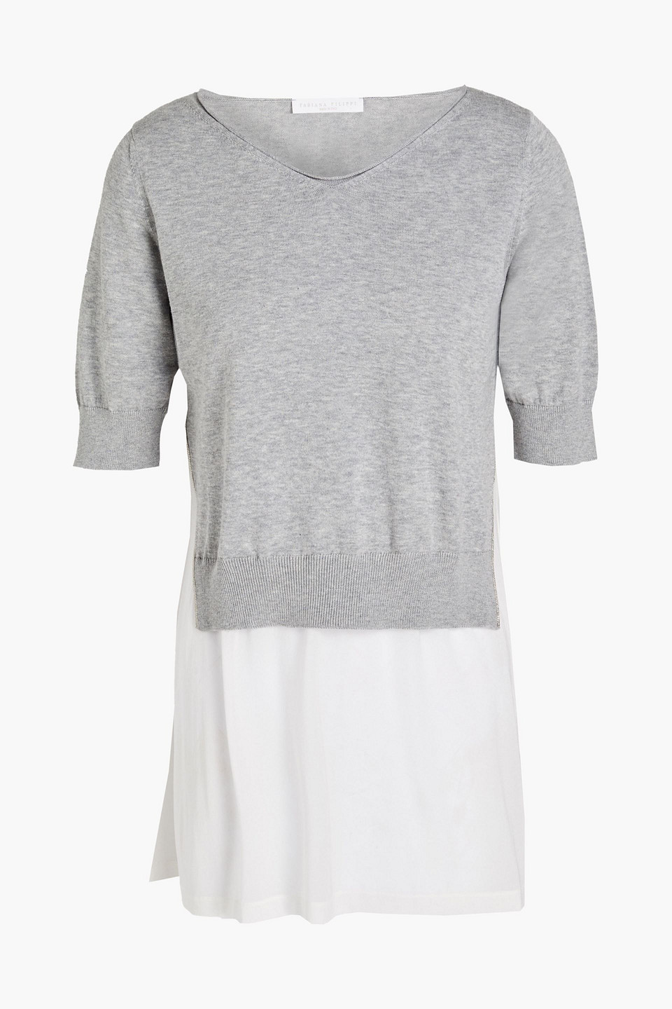 Fabiana Filippi Woman Fine Knit Light Gray Size 38