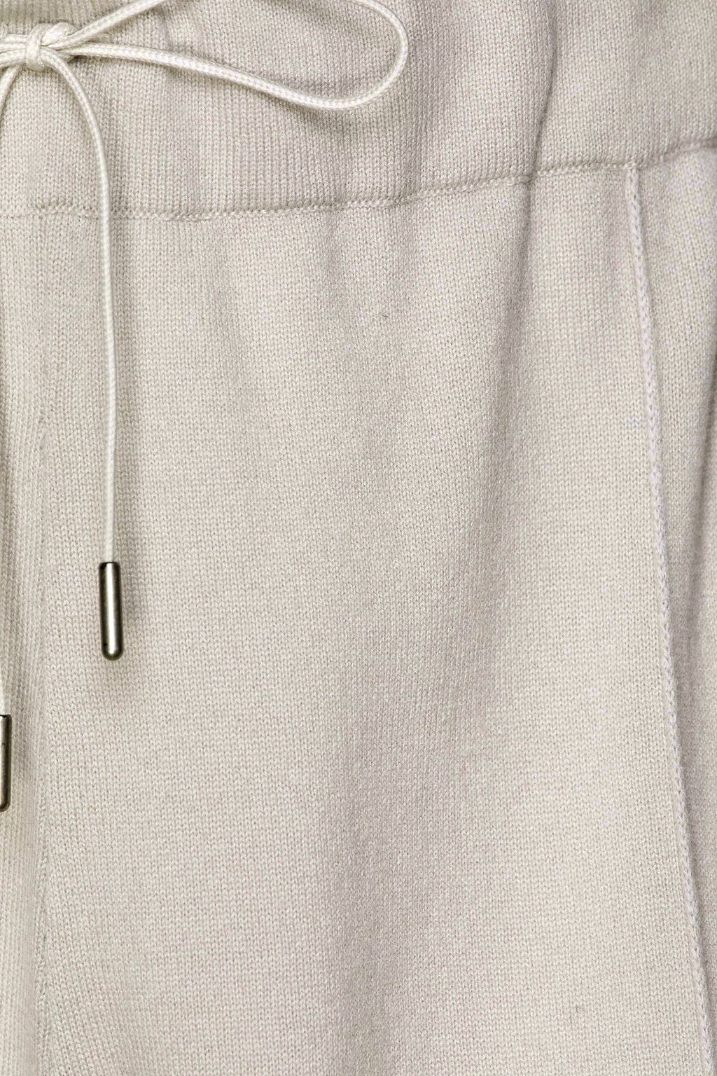 FABIANA FILIPPI Cropped bead-embellished cashmere tapered pants