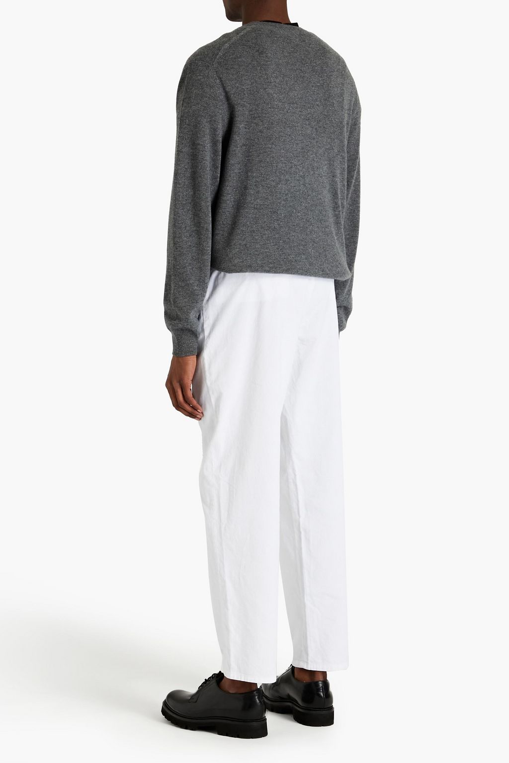 N.PEAL The Burlington mélange cashmere sweater