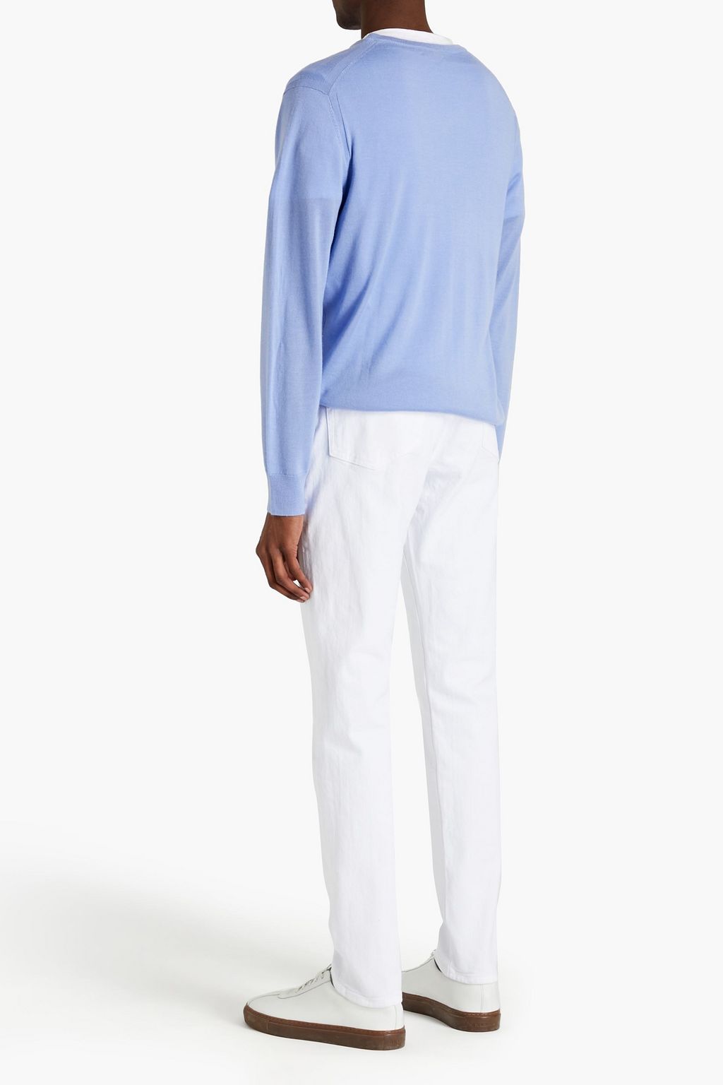 N.PEAL The Conduit cashmere and silk-blend sweater