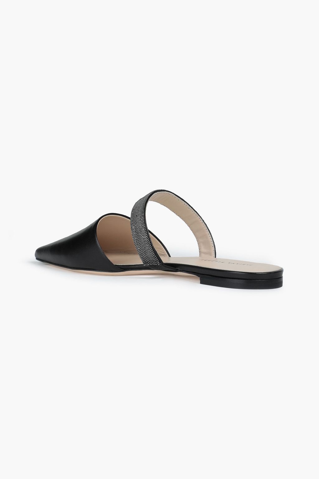 FABIANA FILIPPI Luisa bead-embellished leather slippers