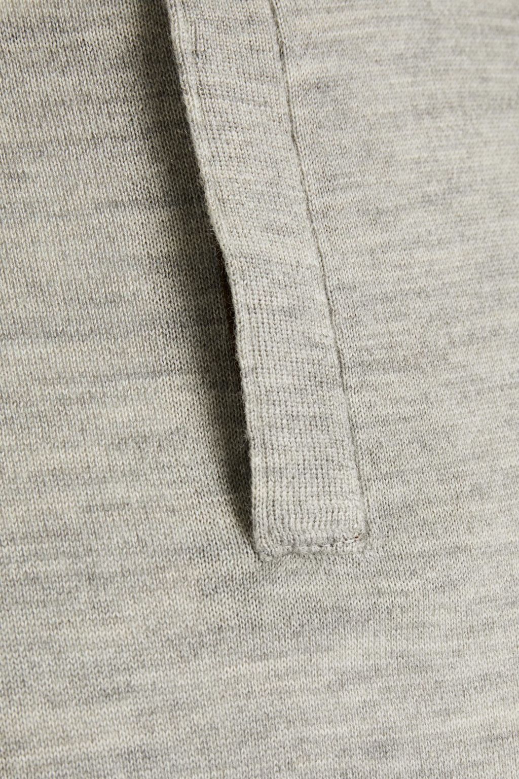 N.PEAL The Regent mélange cashmere and silk-blend sweater
