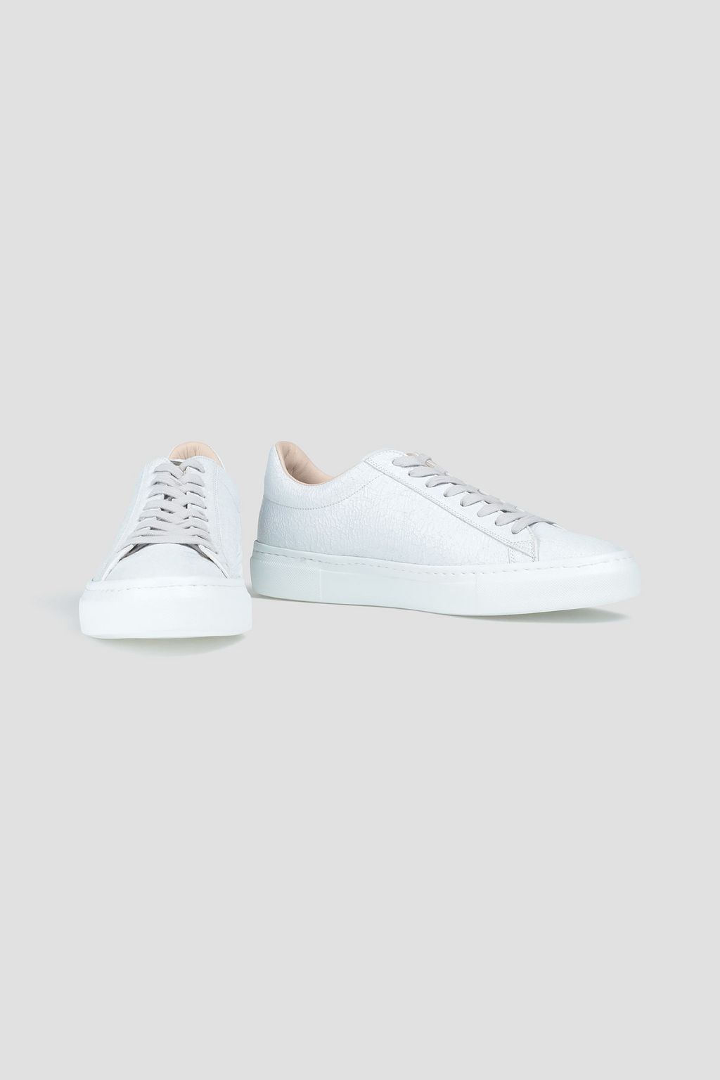 FABIANA FILIPPI Luna cracked leather sneakers