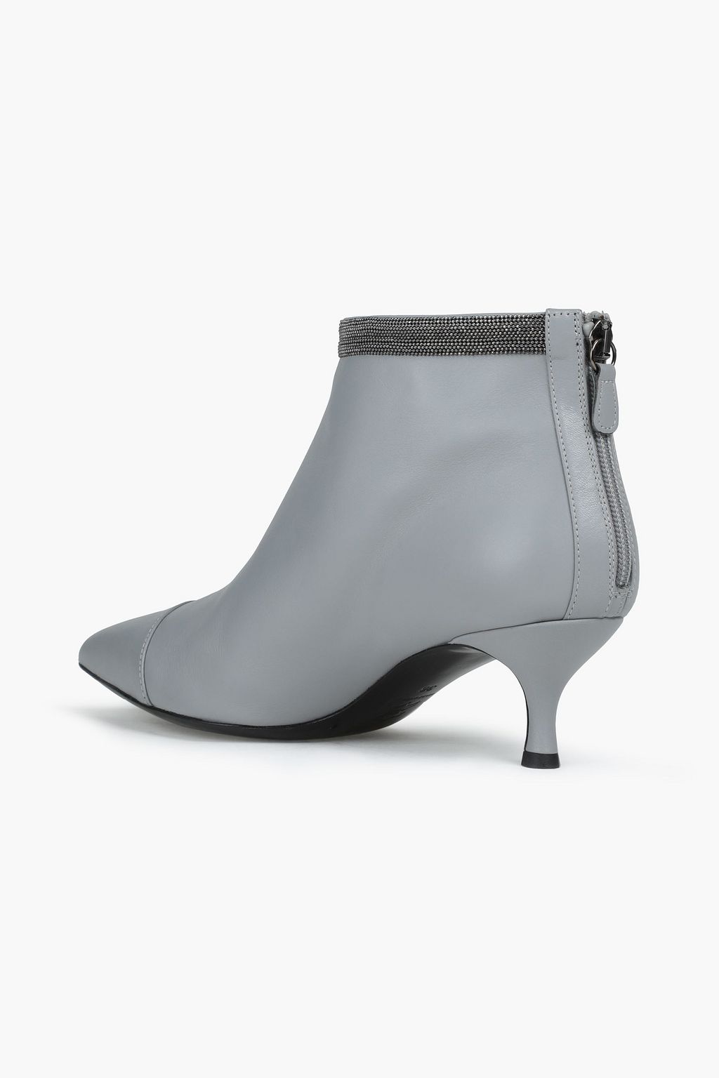 FABIANA FILIPPI Agnese bead-embellished leather ankle boots