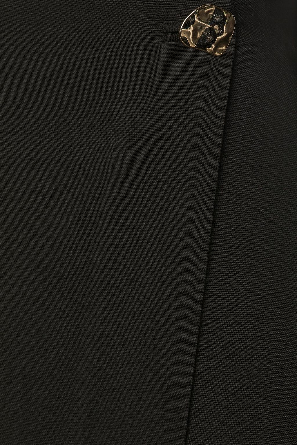 VINCE. Twill midi wrap skirt