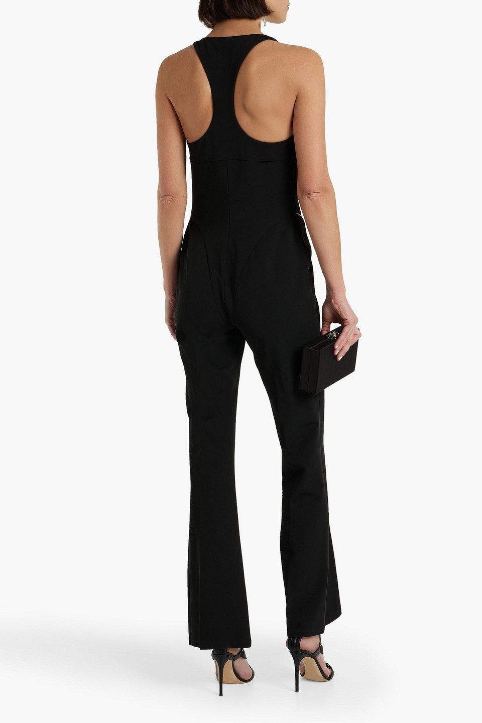 Shop Et Ochs Ayden Cutout Jersey Jumpsuit In Black