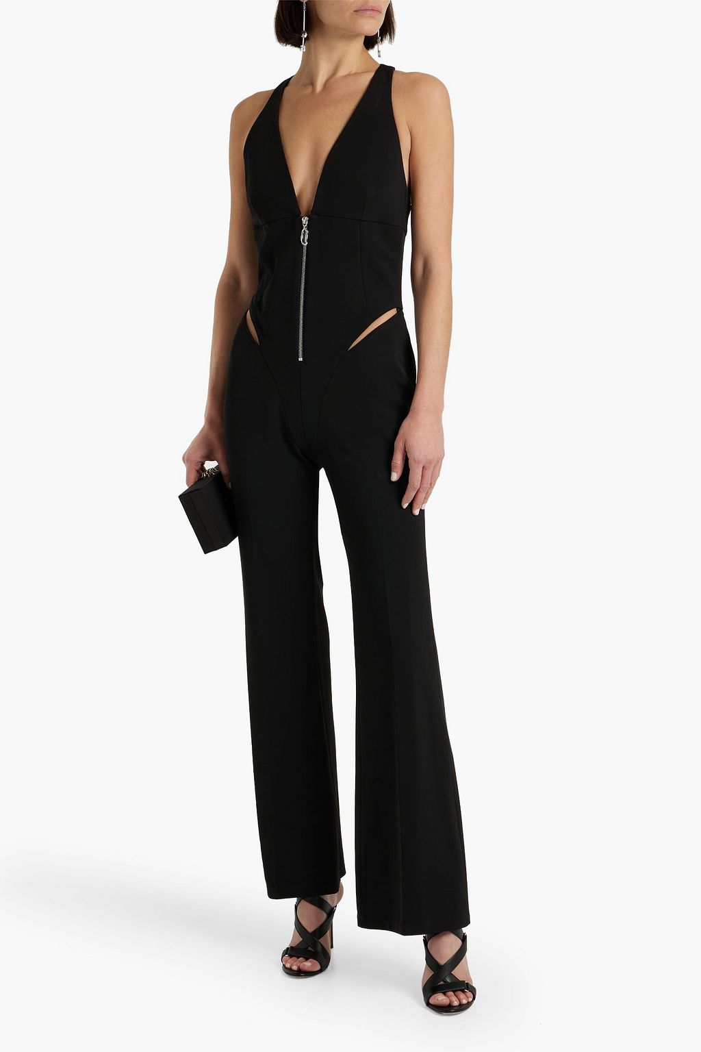 ET OCHS Ayden cutout jersey jumpsuit