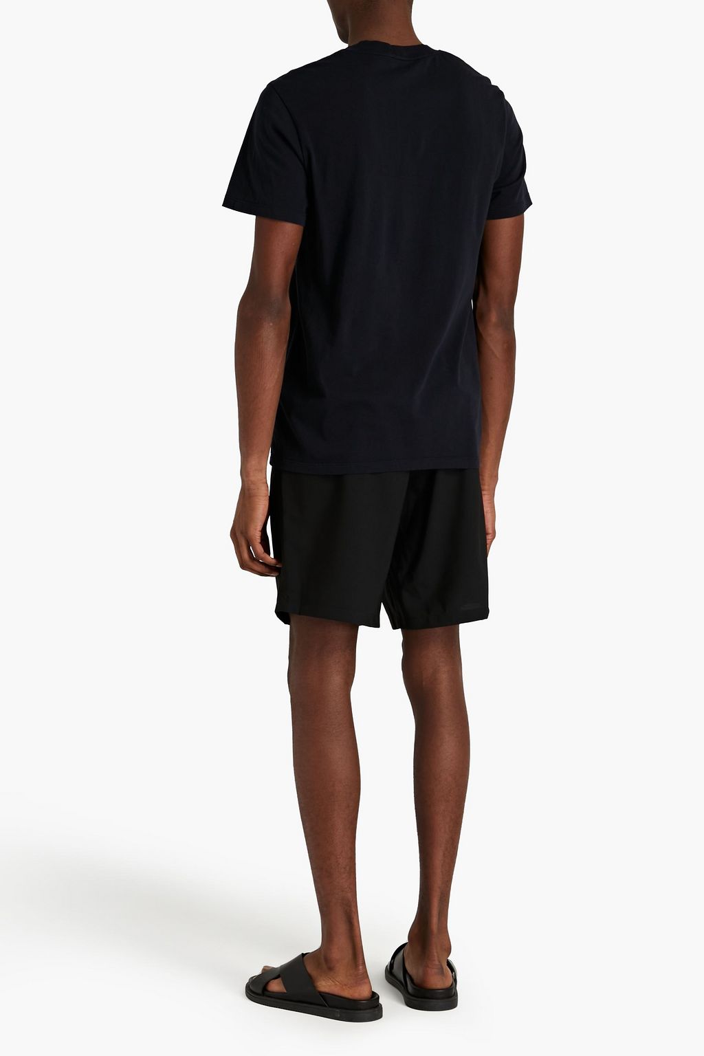 SANDRO Flower embroidered cotton-jersey T-shirt
