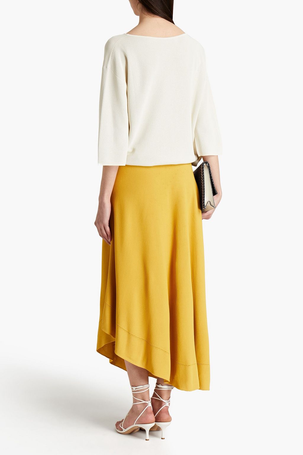 GENTRYPORTOFINO Metallic knitted sweater