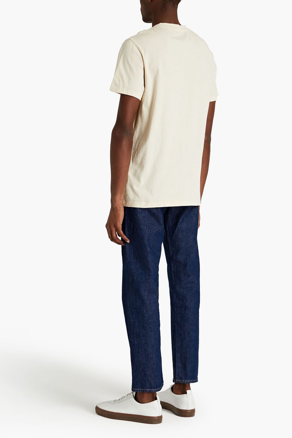 SANDRO Flower embroidered cotton-jersey T-shirt