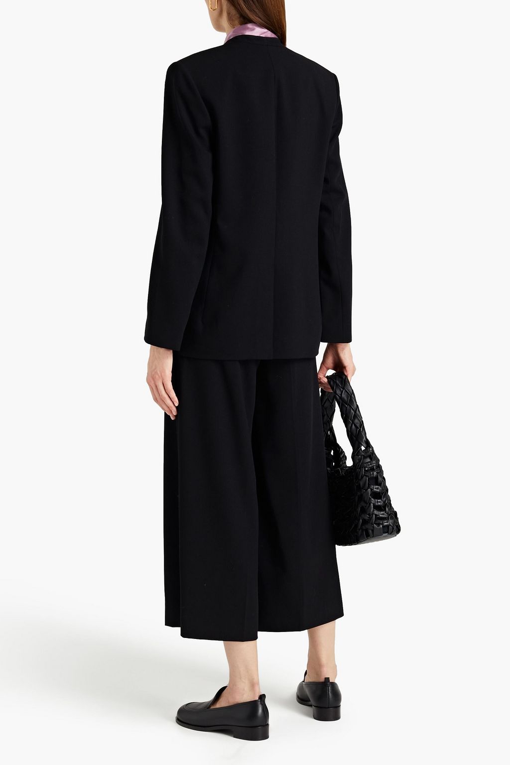 VINCE. Wool-blend twill blazer