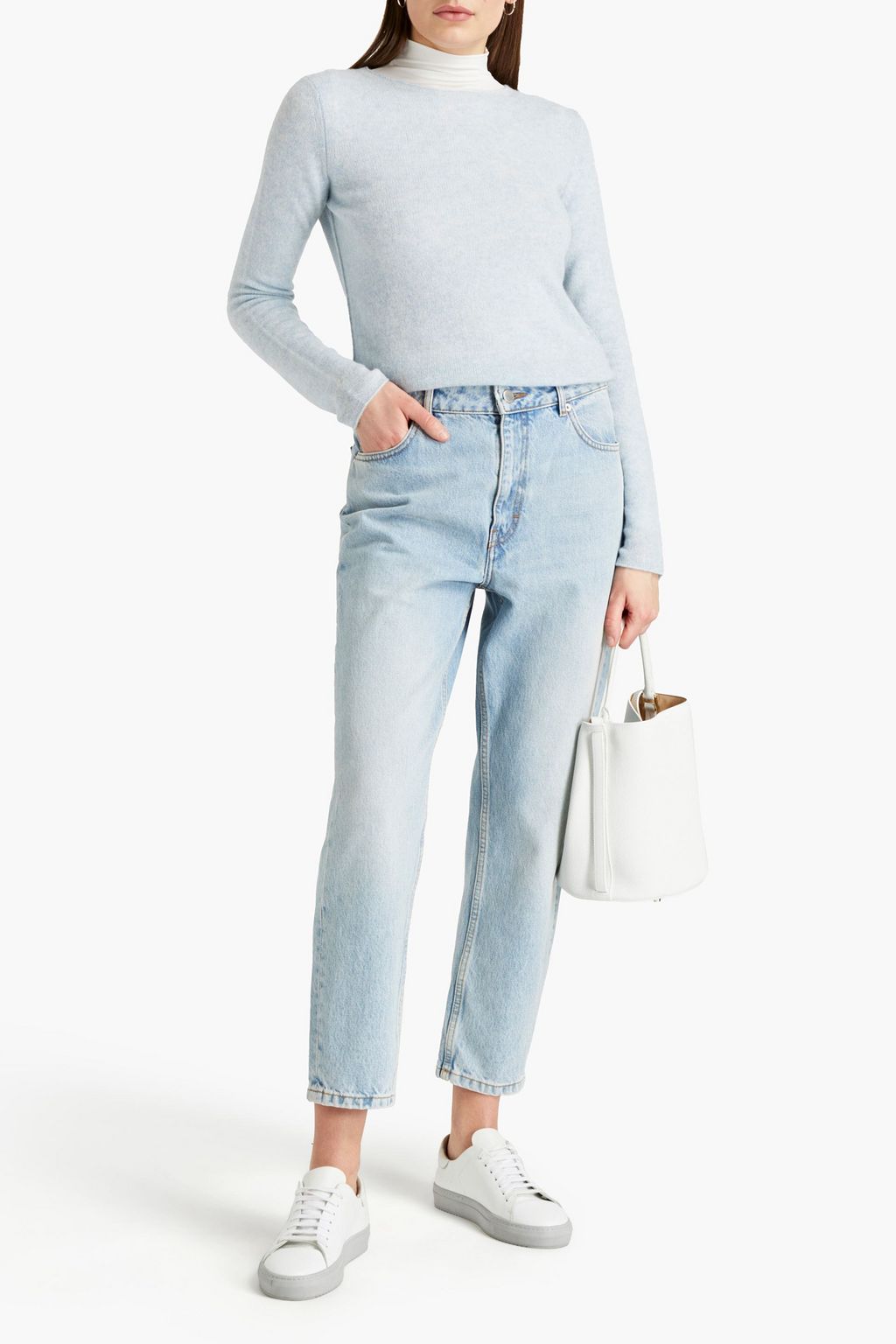 VINCE. Mélange cashmere sweater