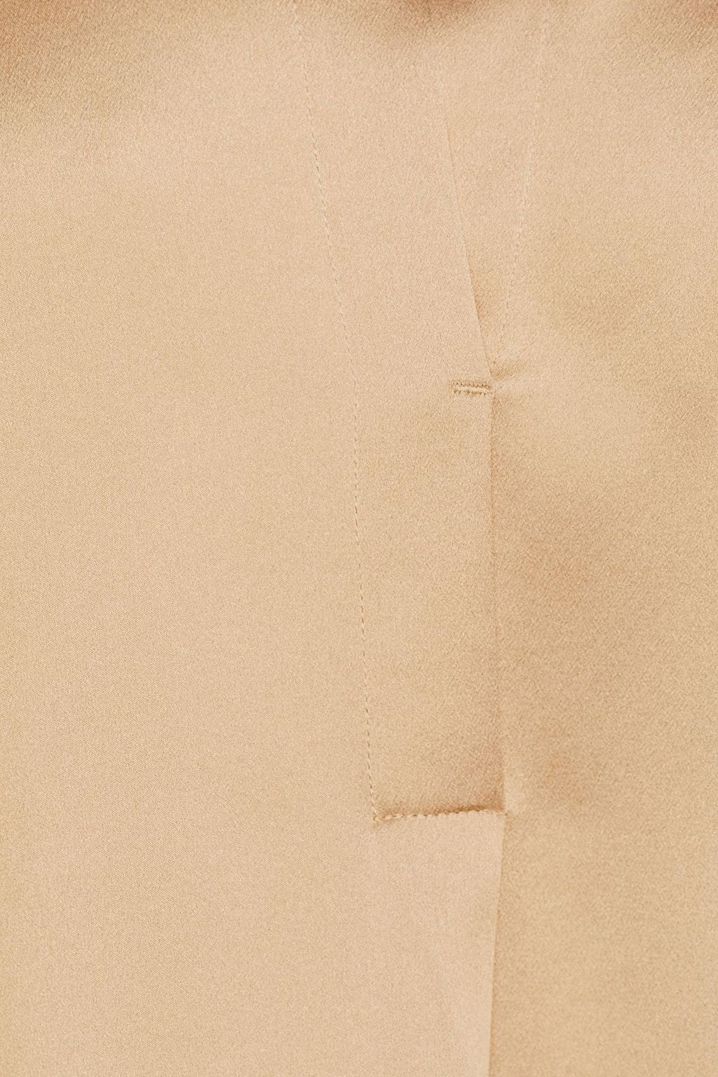 VINCE. Silk-satin crepe blouse