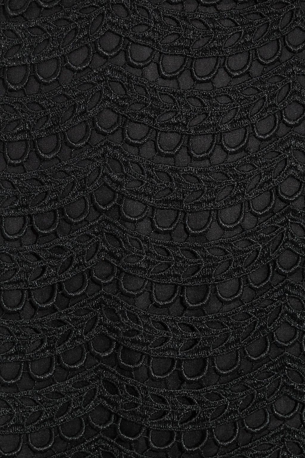 GIAMBATTISTA VALLI Fluted corded lace mini skirt
