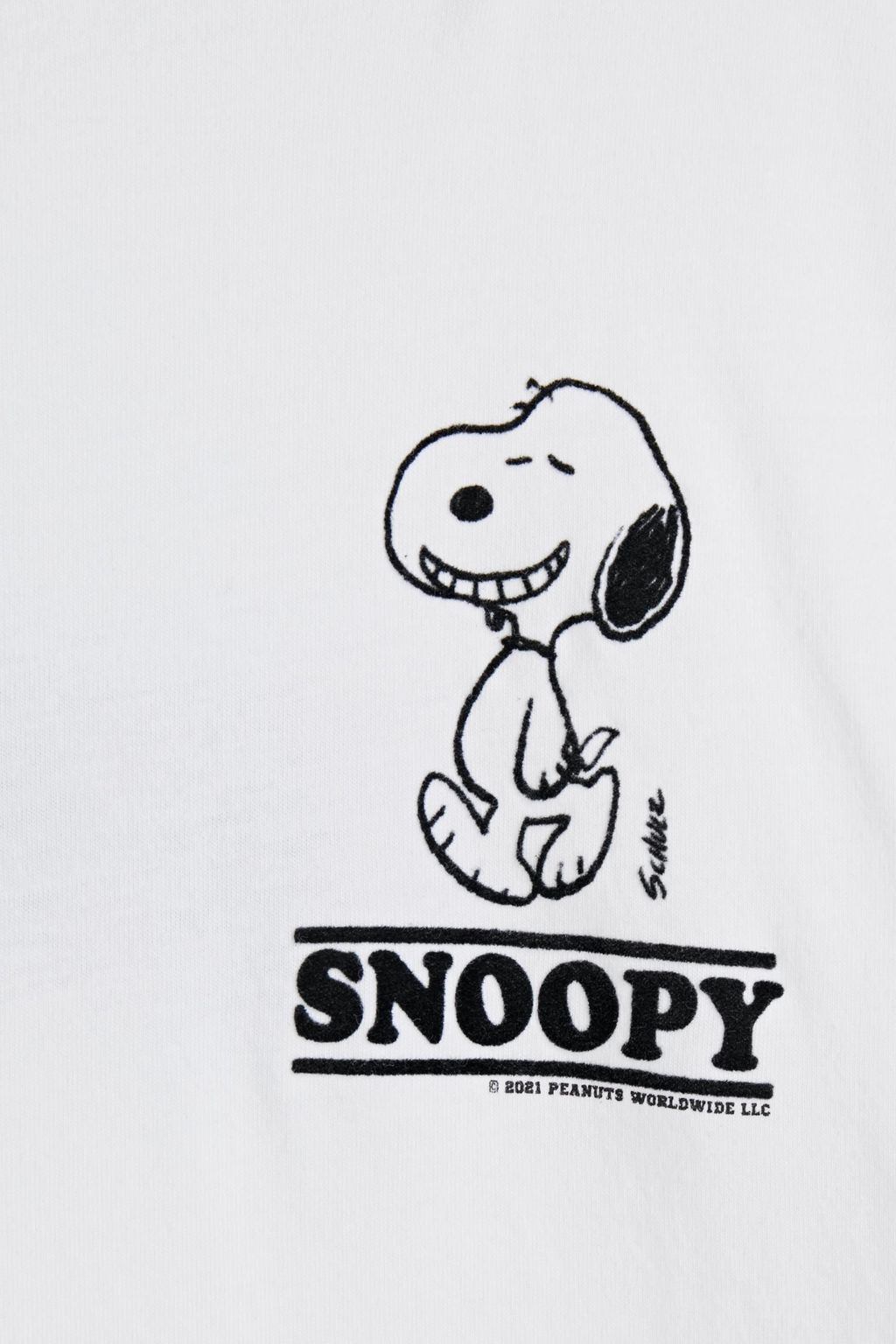 SANDRO + Peanuts slim-fit flocked printed cotton-jersey T-shirt