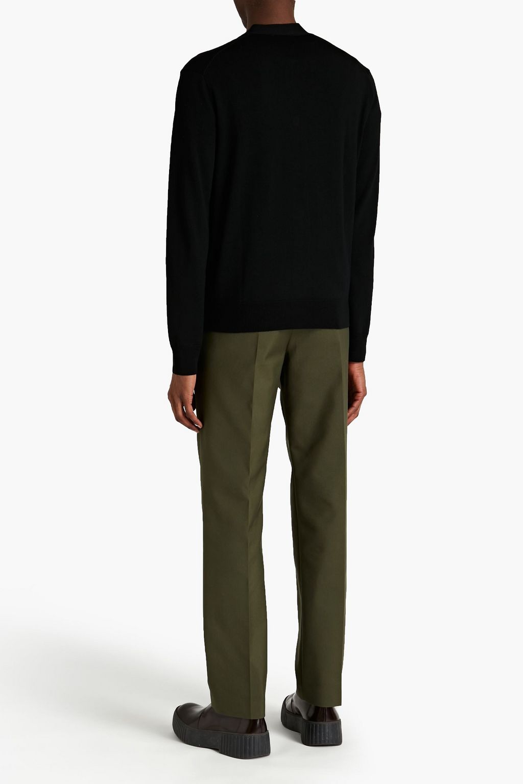 SANDRO Teddy appliquéd wool cardigan