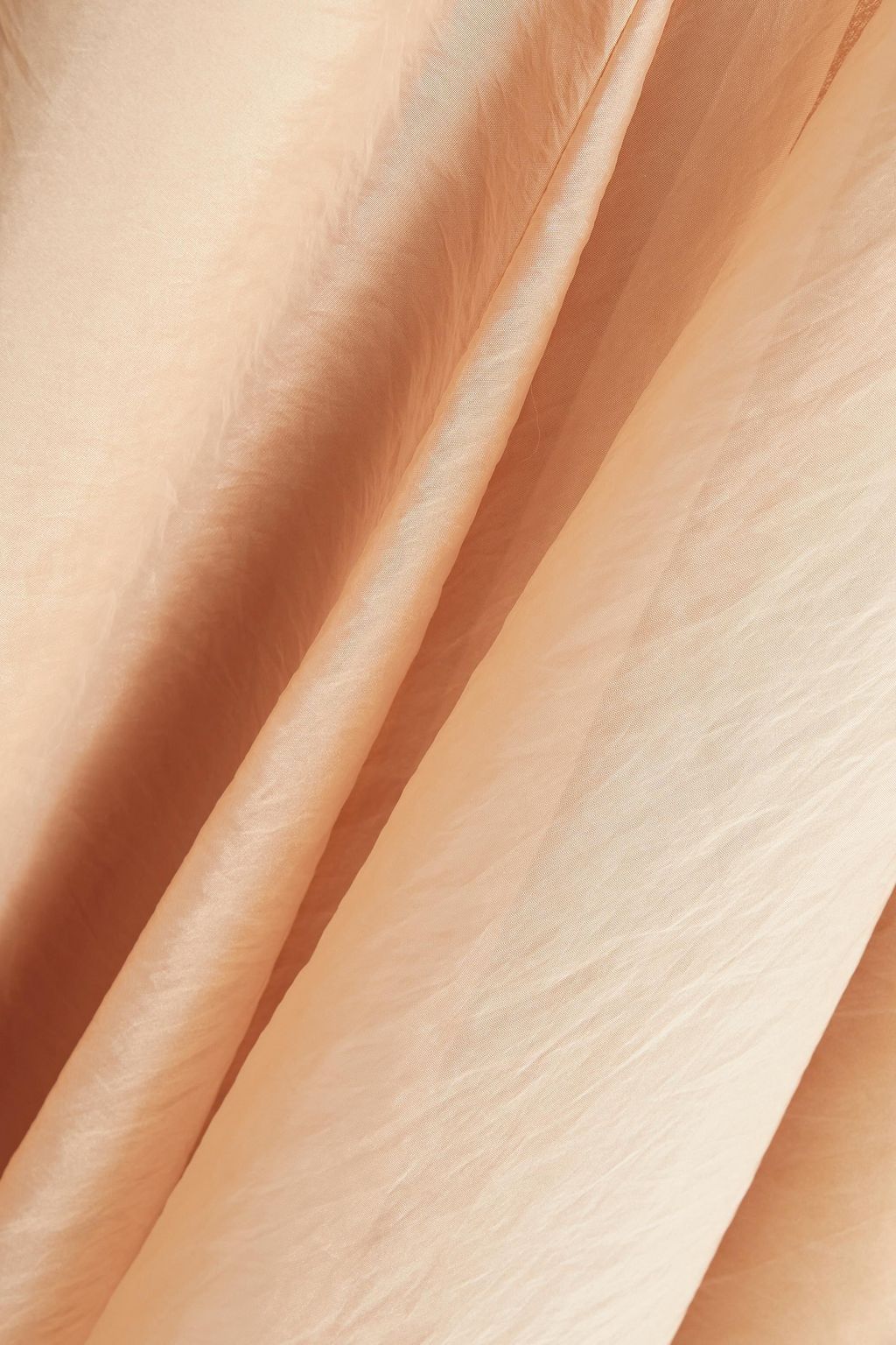 VINCE. Gathered organza midi dress