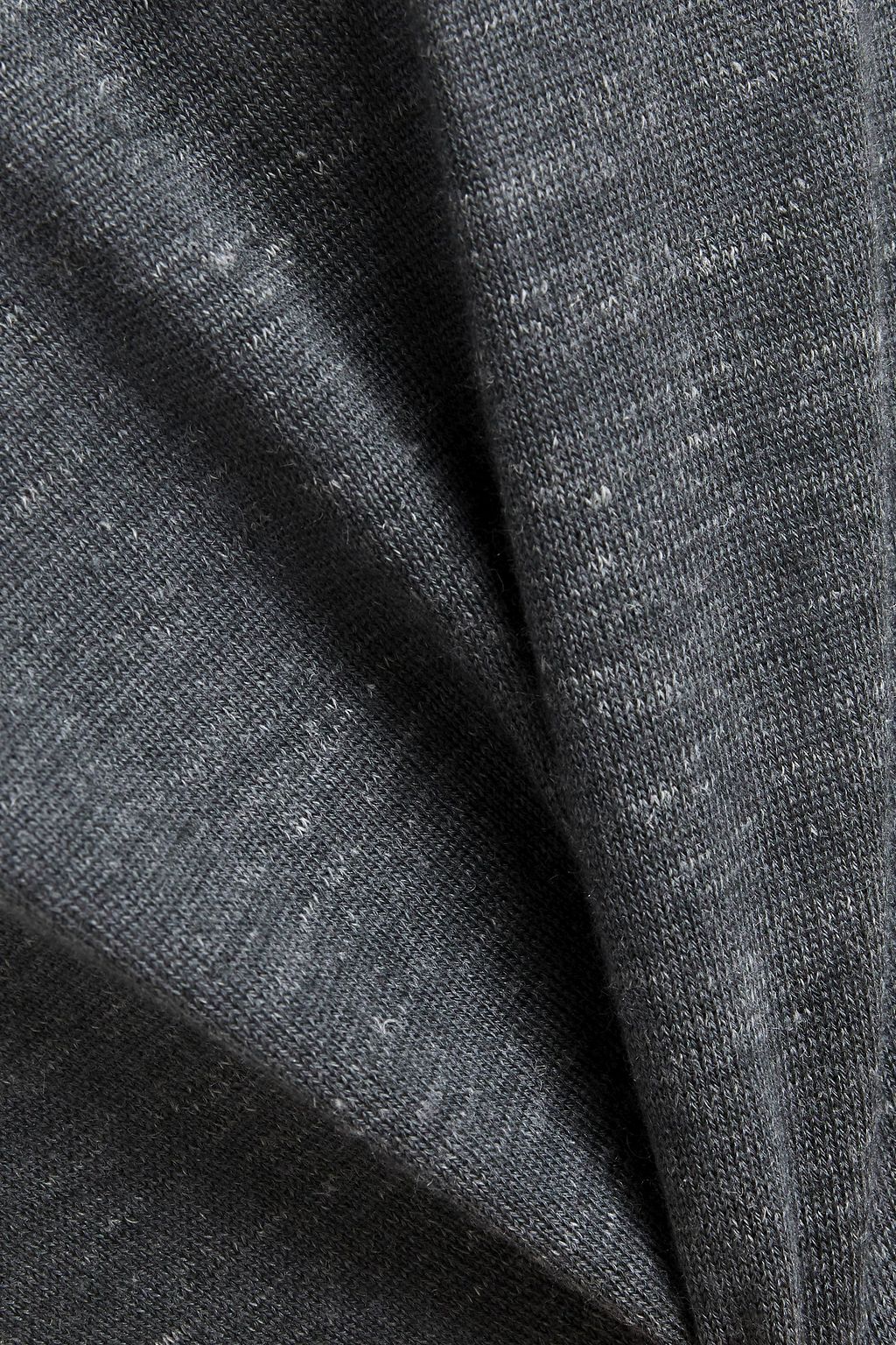 GENTRYPORTOFINO Silk, cashmere and linen-blend top