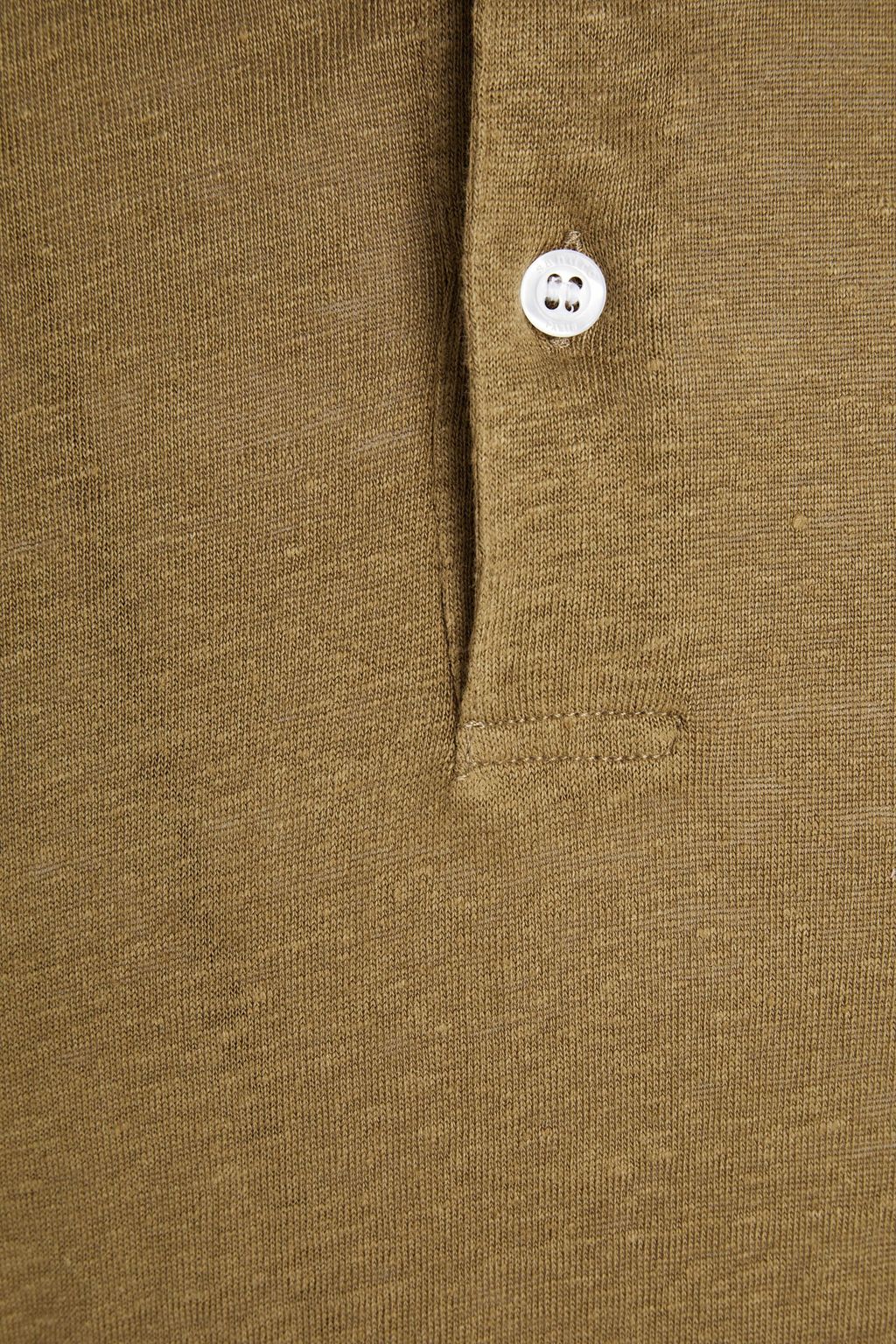SANDRO Beach linen-jersey polo shirt