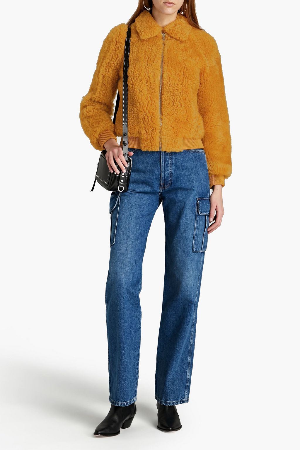 ISABEL MARANT 시어링 보머 재킷