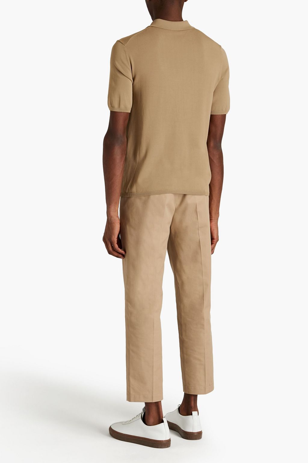 SANDRO Pablo stretch-jersey polo shirt