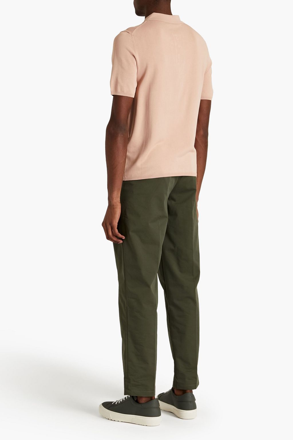 SANDRO Pablo stretch-jersey polo shirt