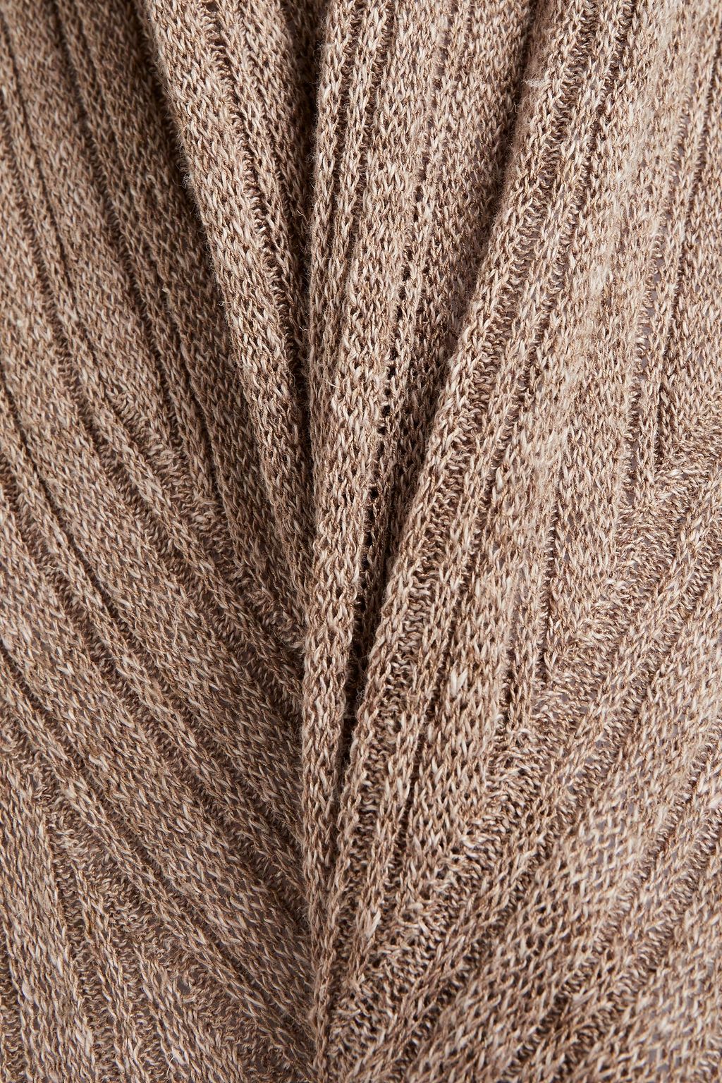 GENTRYPORTOFINO Ribbed linen and silk-blend sweater