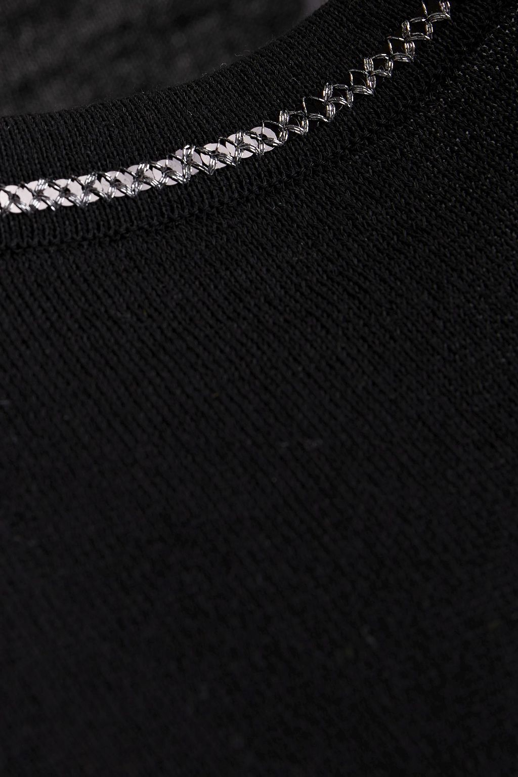 GENTRYPORTOFINO Sequin-embellished cotton top