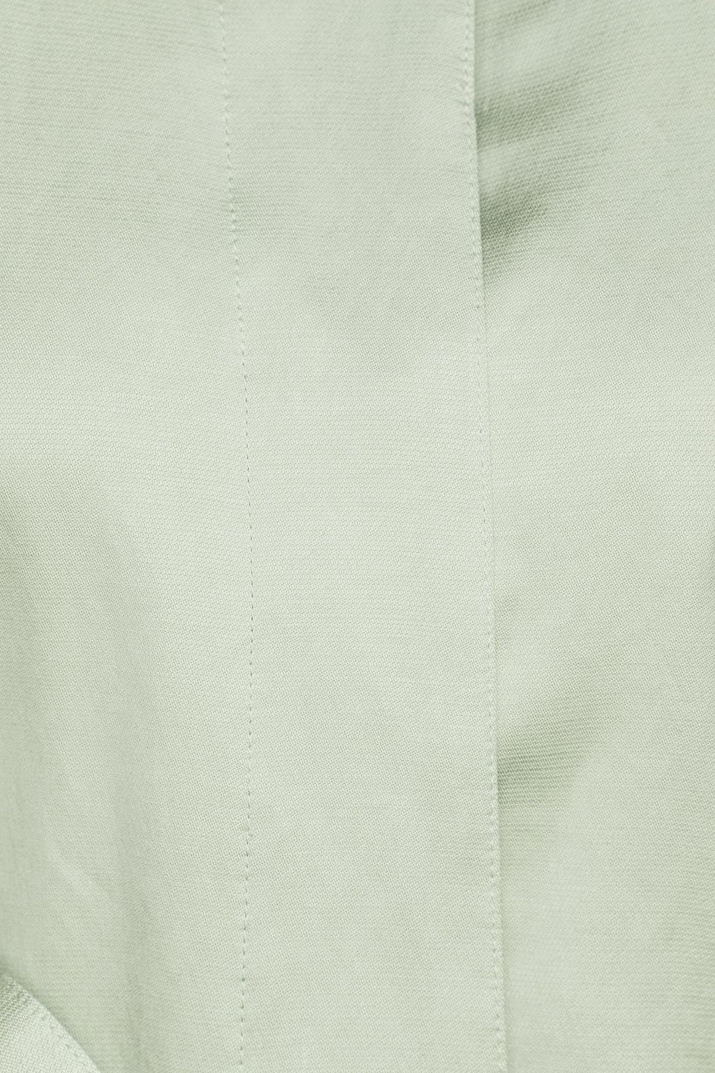 VINCE. Belted linen-blend coat
