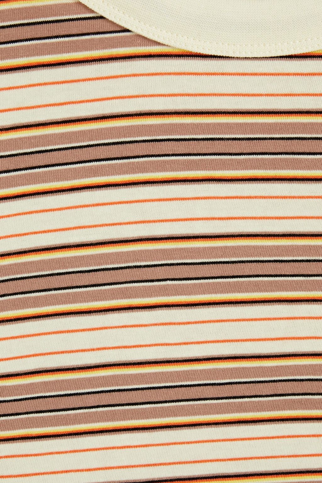 SANDRO Slim-fit striped cotton-jersey T-shirt