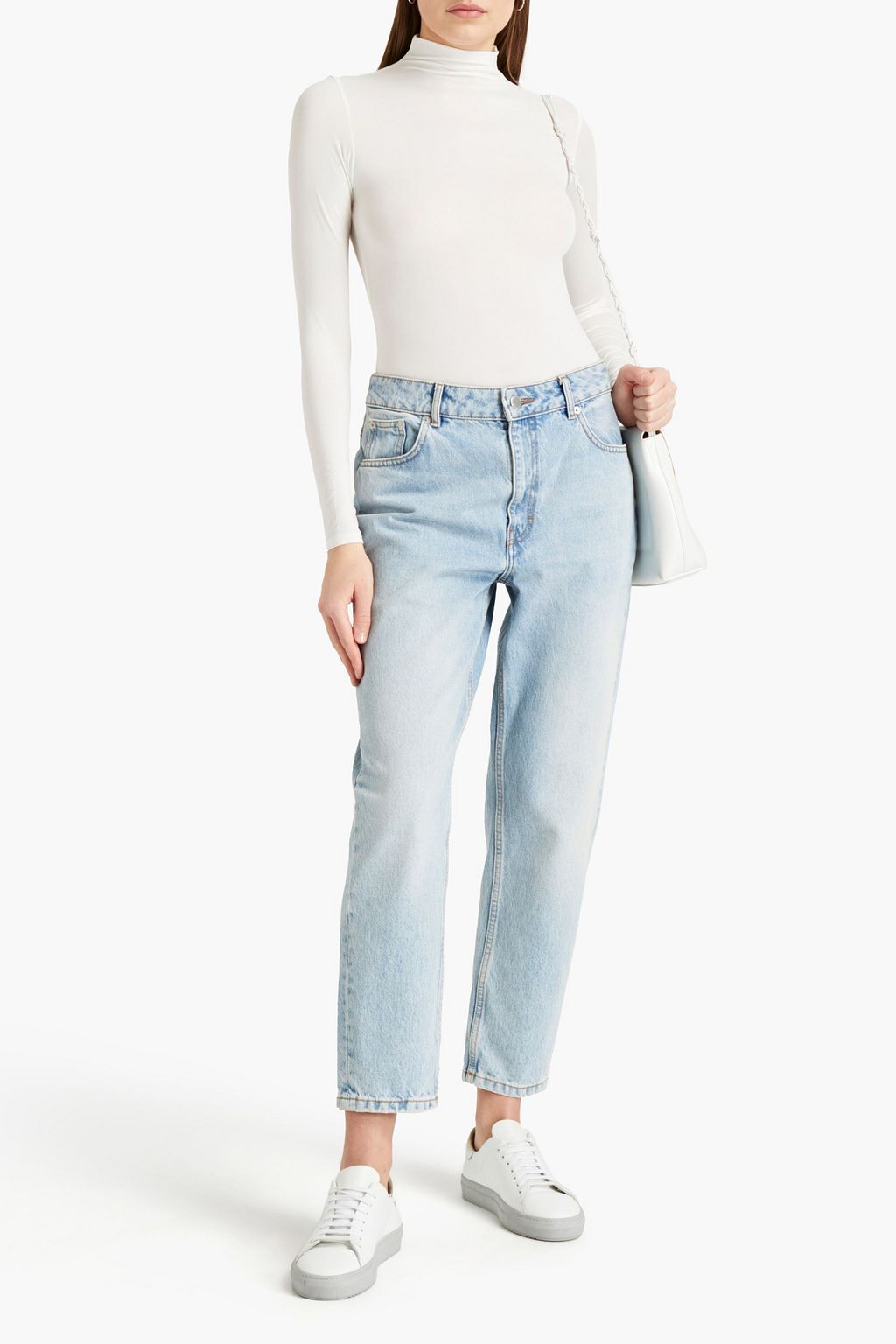 VINCE. Stretch-jersey bodysuit