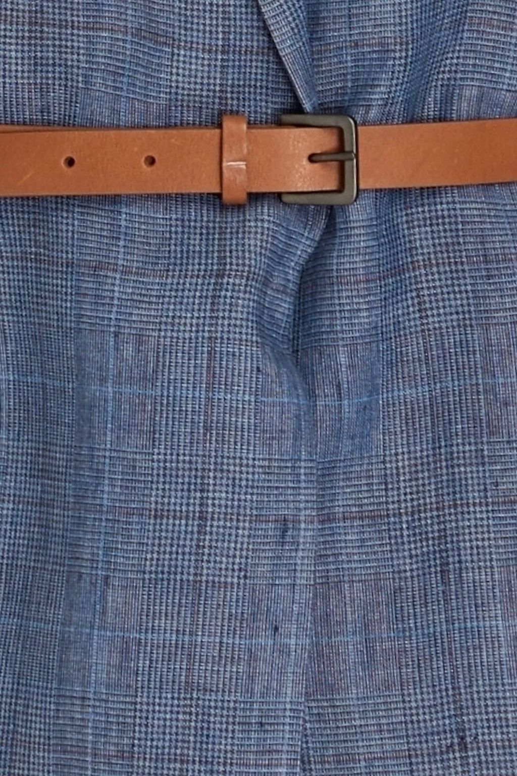 FABIANA FILIPPI Prince of Wales checked linen blazer